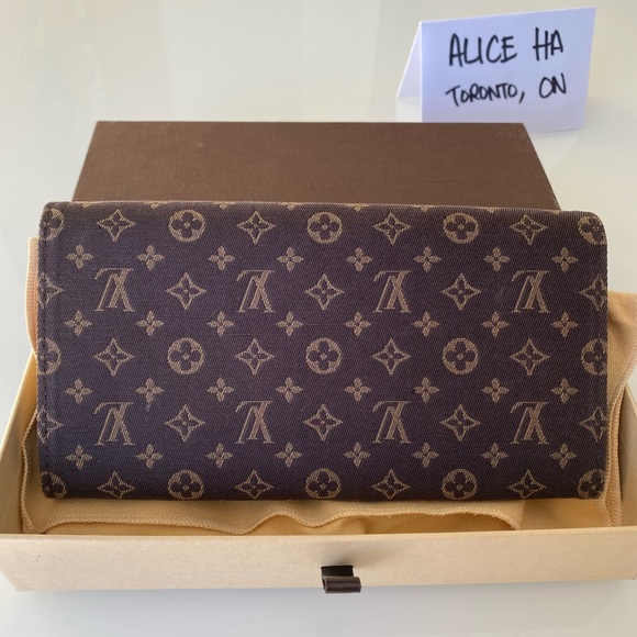 SOLD❌ Louis Vuitton Mini Lin Sarah Wallet - Picture 2 of 13